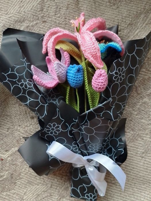 Цветя ръчна изработка