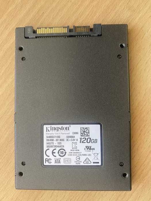 SSD Kingston 120GB SATA-III 6G-s 100% Life 3D-NAND Win10 Desktop-Laptop