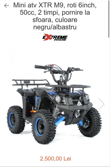 Atv 49cc 2 timpi