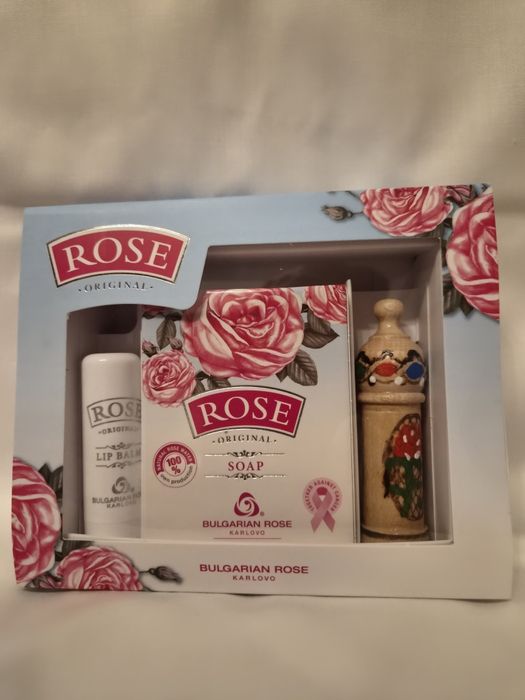 Set cadou cosmetice cu trandafir bulgăresc