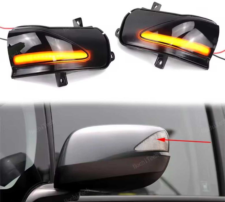 Динамични бягащи мигачи за огледалата за Хонда Джаз Honda Jazz