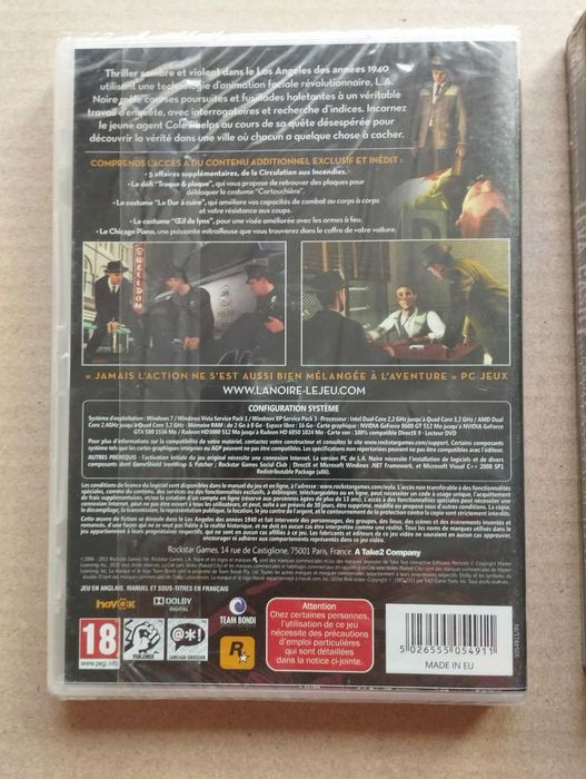 Jocuri PC Acțiune de Colecție – L.A. Noire Integral, D.I.R.T. 3D, Red Solstice (Sigilate)