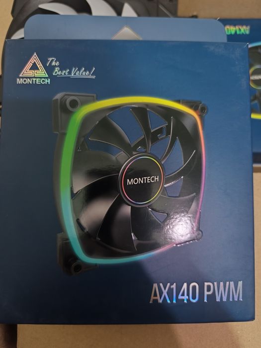 Fan argb 140 montech , noi cu controler