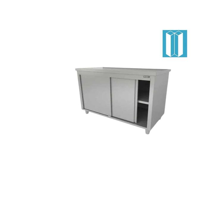 Шкаф инокс с плъзгащи врати Z21  РАЗМЕРИ