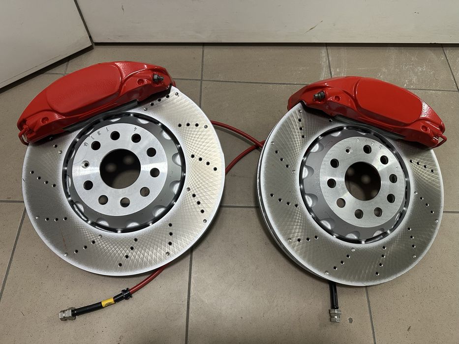 Kit frane Brembo Porsche Macan 4 pot  Golf5Gti 6,7,8 Audi S3,Skoda Rs