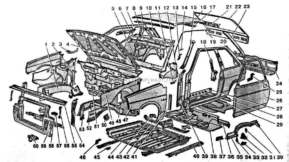 Кузовные детали на весь автомобильный ряд АвтоВАЗ LADA