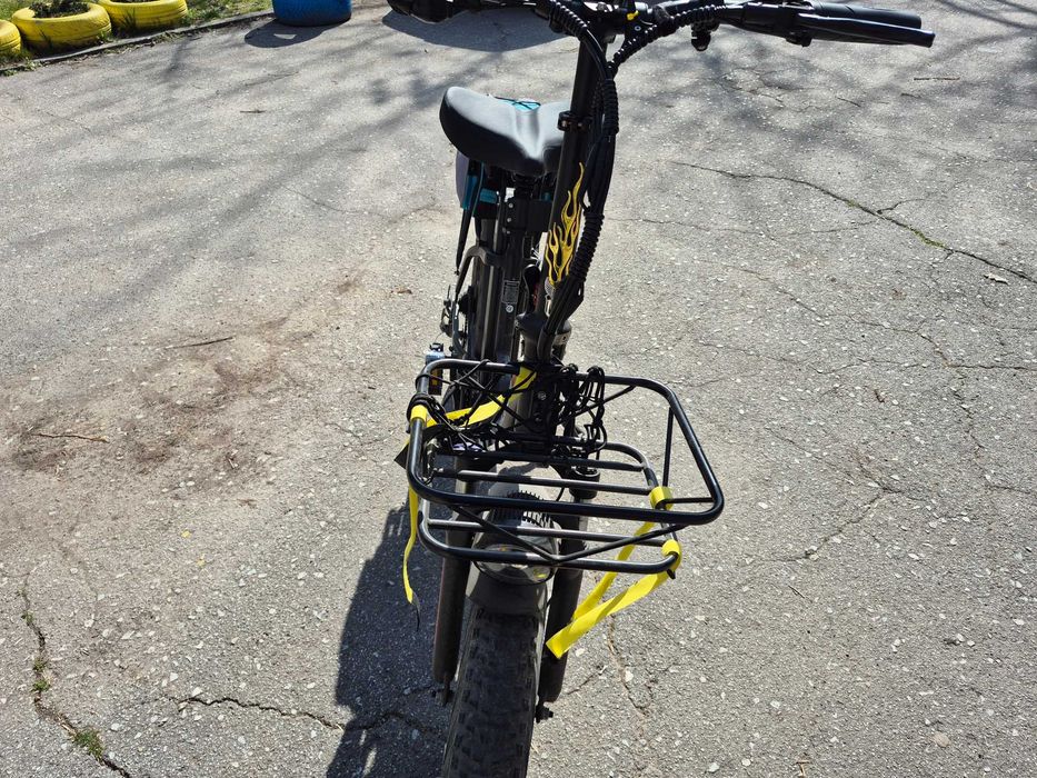 Сгъваем електрически велосипед BURCHDA KF 9 BLACK 960 W 48 V 20 AH