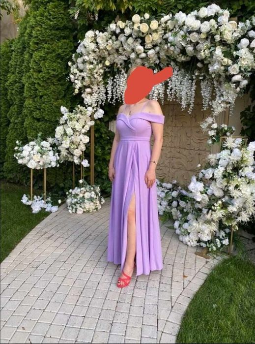 Rochie lila eleganta pt evenimente, bal  banchet sau domnisoara onoare
