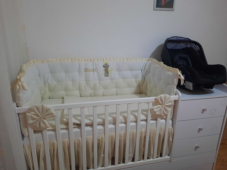 Set pătuț folosit foarte puțin