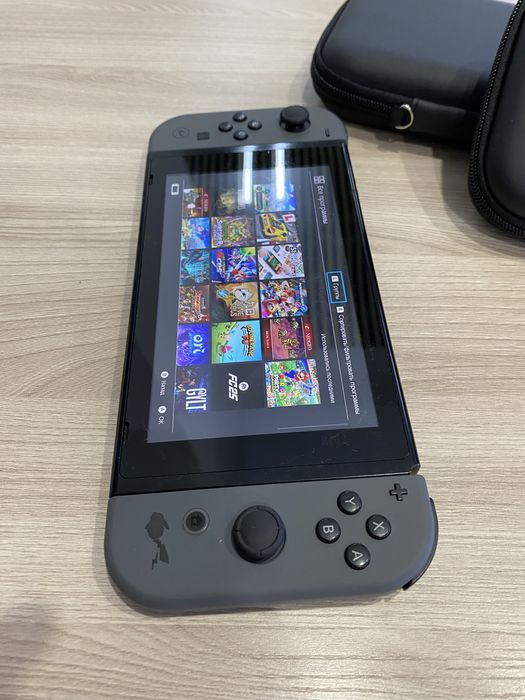 Nintendo switch прошитая + 37 топ игр