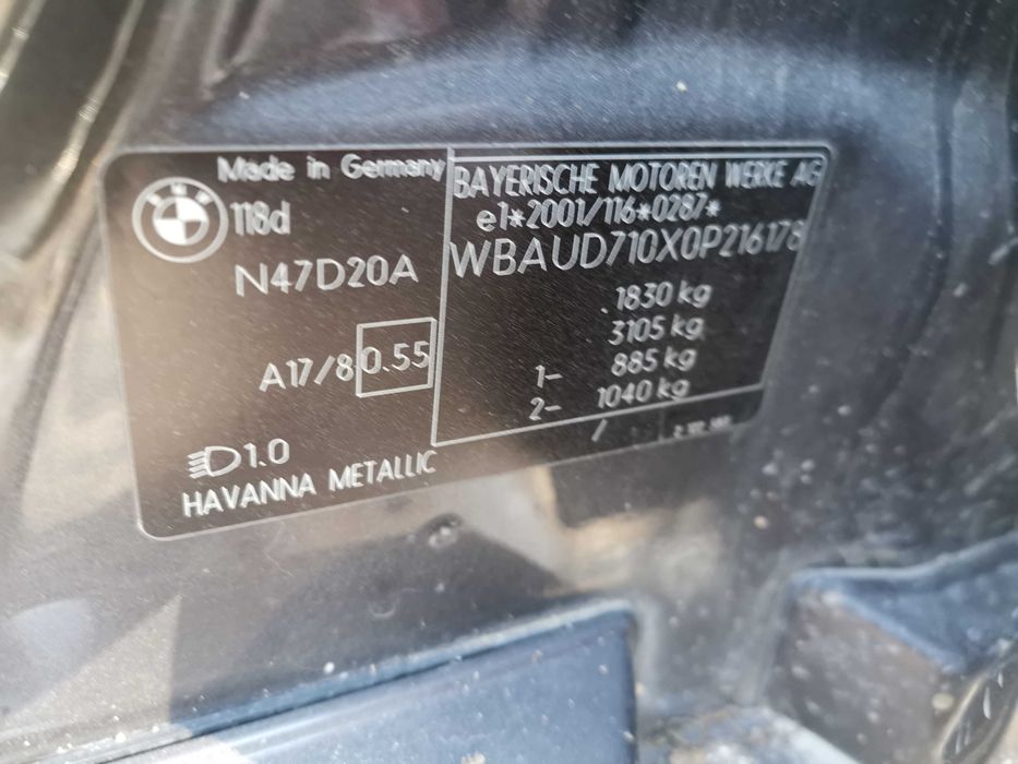 BMW/БМВ/ - е87/320D/177кс. - /на части/