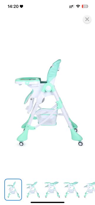 Стульчик Babyton Happy Animals Green