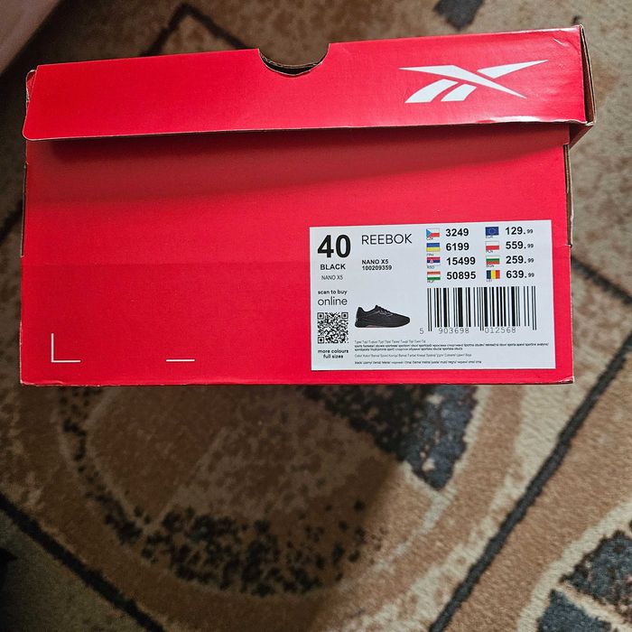 Мъжки обувки за фитнес Reebok Nano X5