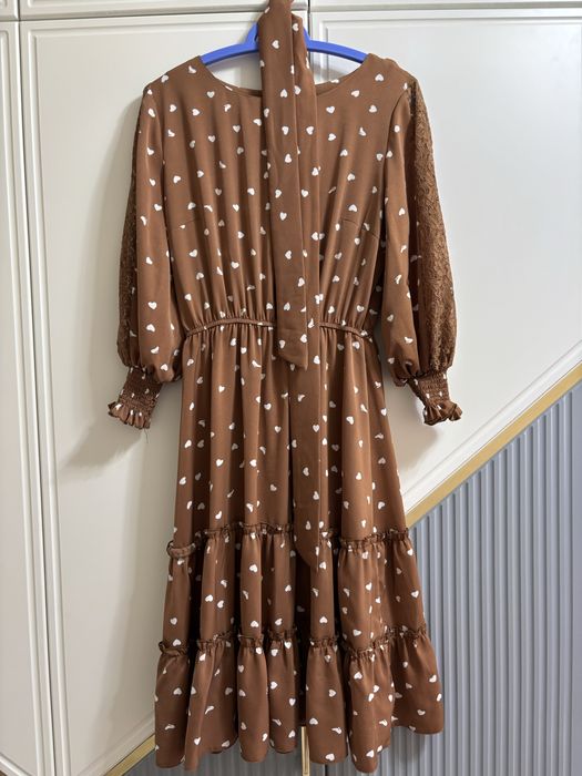 Платье в горошек 44-46р