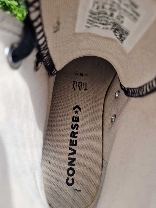 Teniși Piele Converse Chuck Taylor All Star Lift Clean Hi - Negru 38