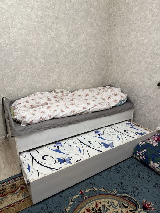 Шкаф и кровать б/у
