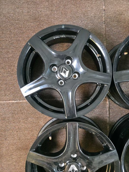 4 Jante Aliaj 4x100 15'' 5.5J ET 40 - Renault Clio Twingo / Dacia Logan Sandero Dokker