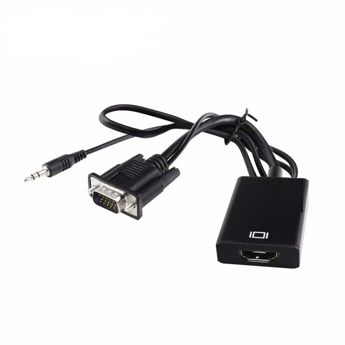 Adaptor Convertor HDMI Fara Sunet la VGA si Audio Cablu VGA HDMI VGA