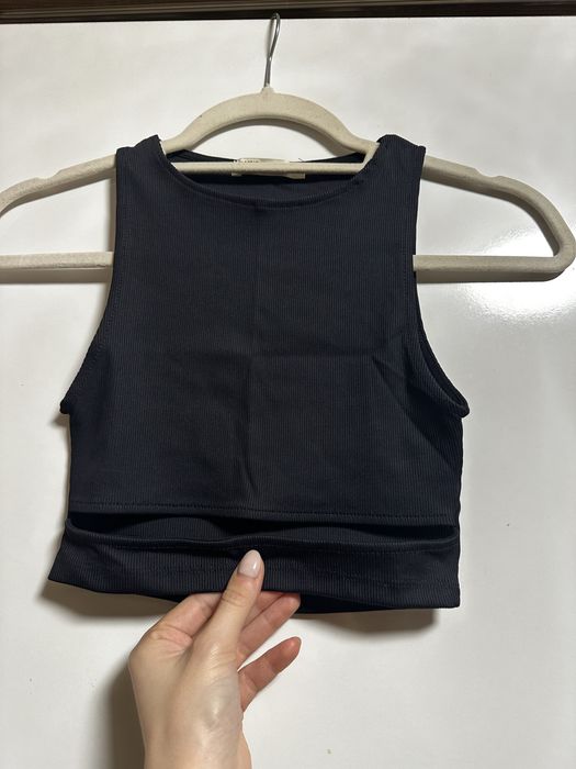 Черен потник PullandBear, размер ХС