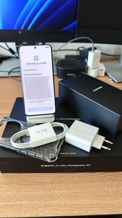 Xiaomi 14 Ultra 512GB + Photo Kit + Charger wireless  80W