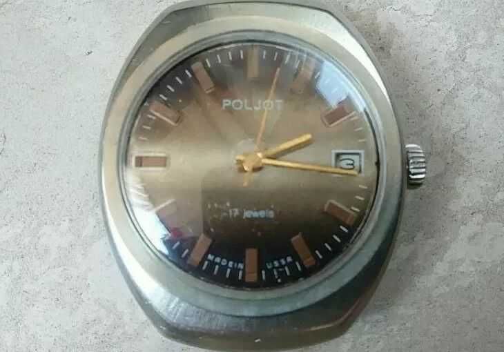 Оригинален СССР Poljot 17 диаманта, профилактиран, прекрасно състояние