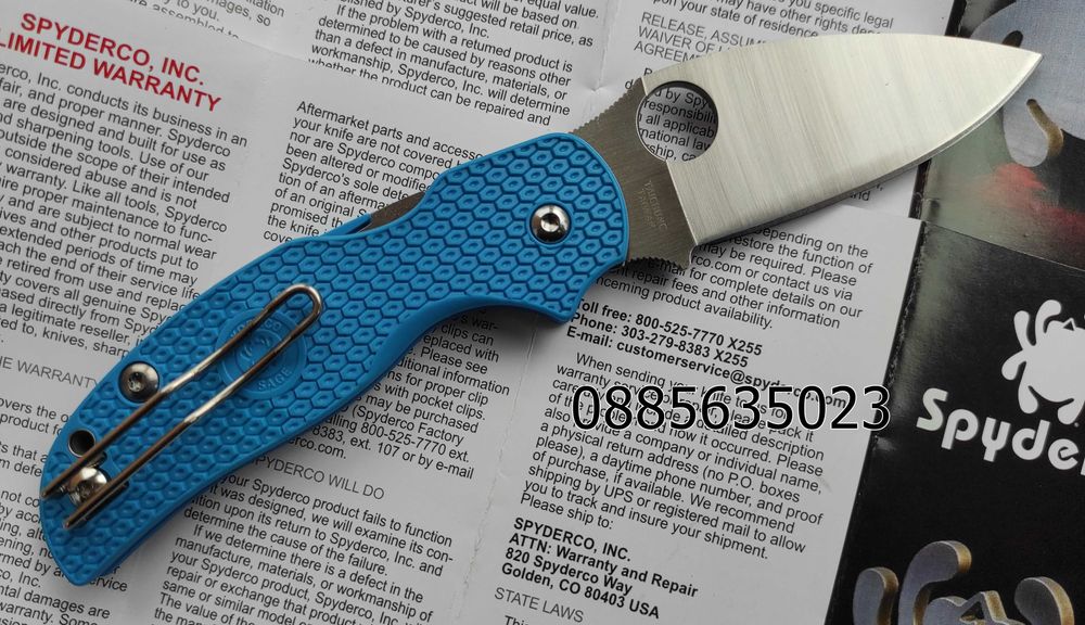 Сгъваем нож Spyderco C123 Sage 5