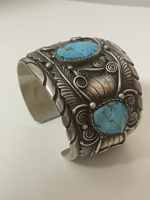 Bratara 115g vintage Navajo argint
