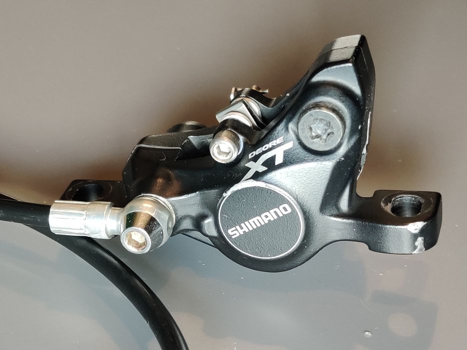 Shimano Deore XT BL-T785 + BR-M785 + SM-BH90 + G03A Set Frane pe Disc Fata + Spate