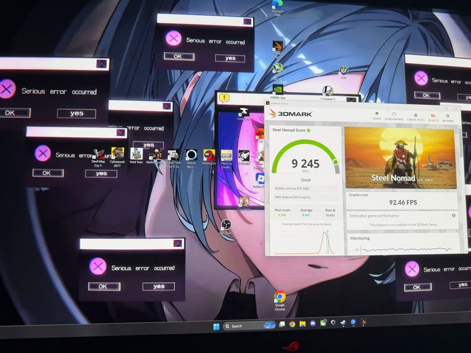 MSI Ventus 3x GeForce RTX 5080, 16 GB GDDR7, OC, 256-bit, Ray Tracing.