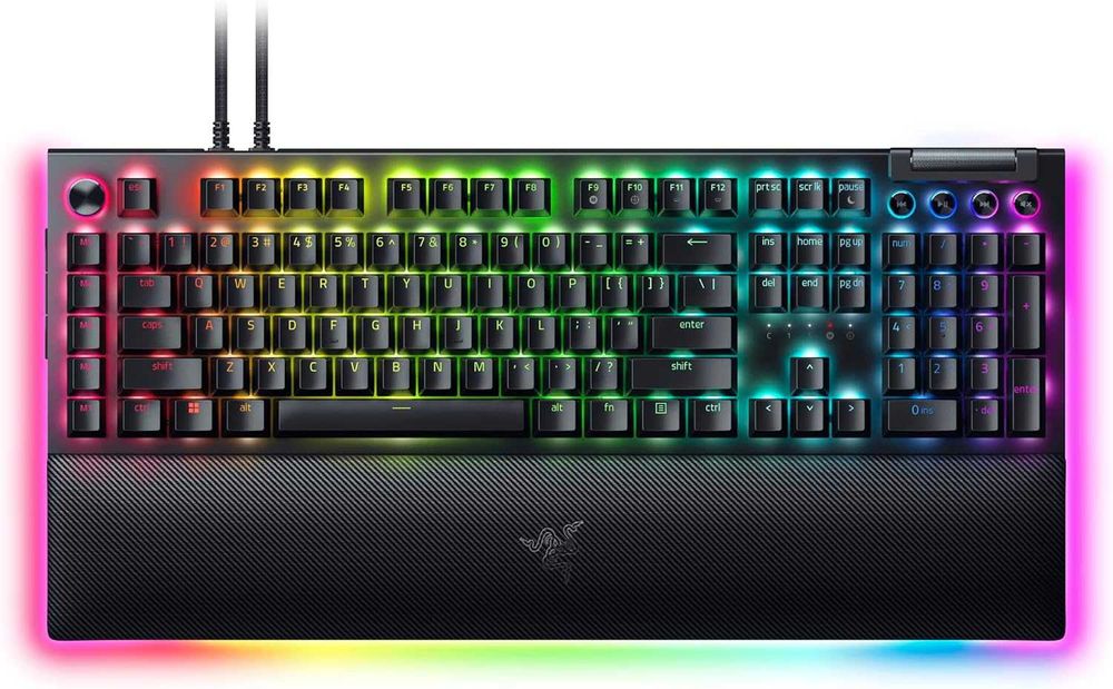 Tastatura gaming mecanica Razer BlackWidow V4Pro, RGB, Negru,sigilat