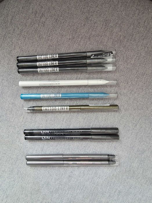 Maybelline / NYX / Deliplus - моливи за очи / очни линии, нови