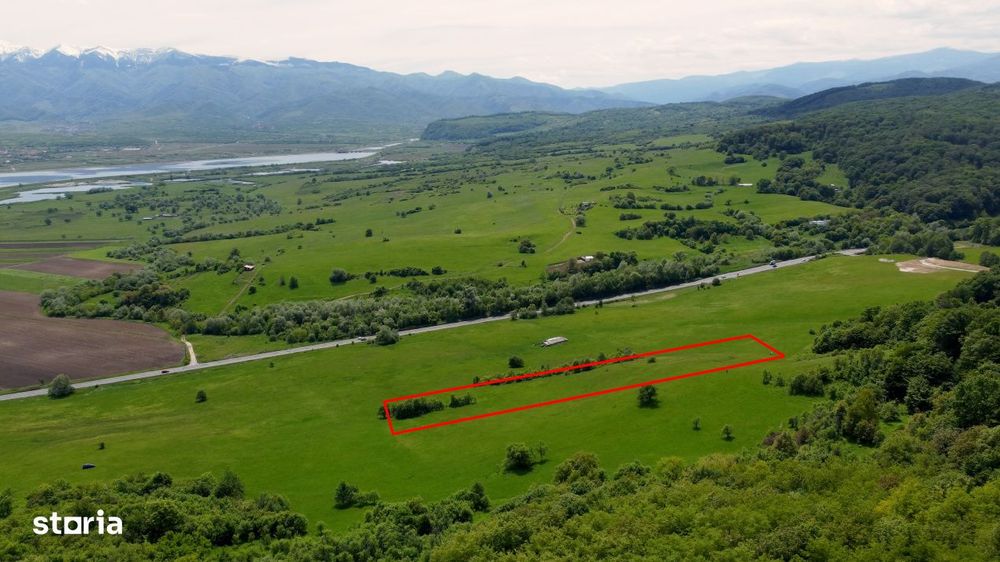 Teren de vanzare – 4.000 mp la intrare in Bradu, judetul Sibiu
