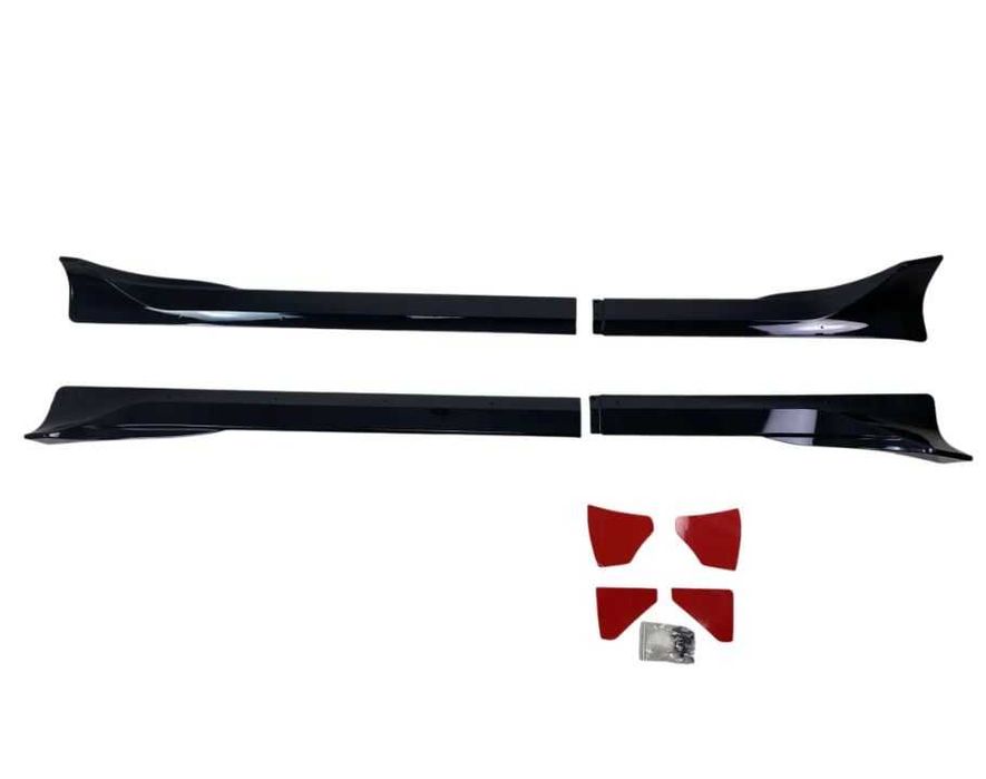 Добавки за прагове за Tesla Model Y черен гланц, Тесла