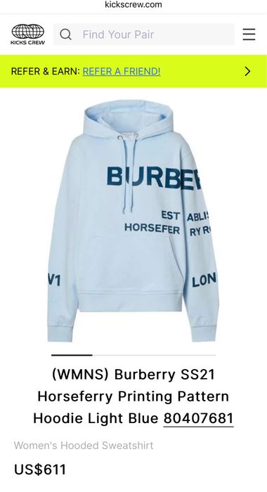 Суичър Burberry размер XL