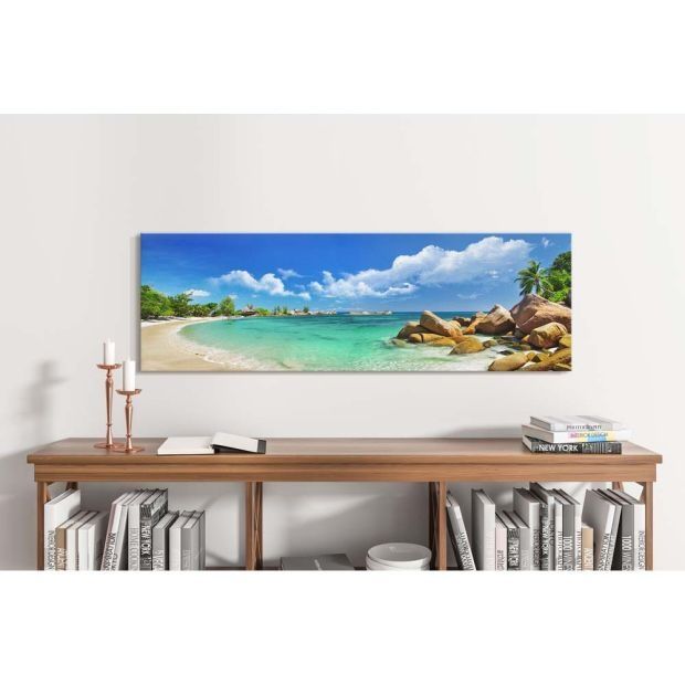 140см! Картина-канава "Самотен плаж"