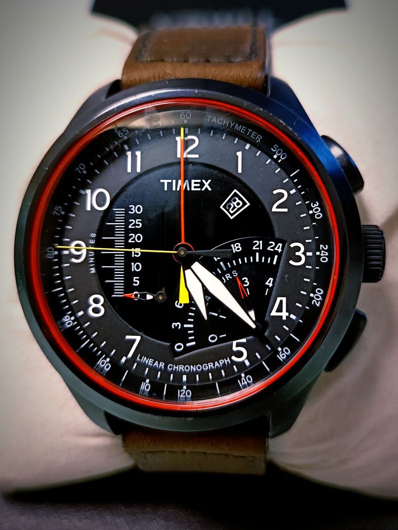 Timex intelligent quartz linear on sale chronograph