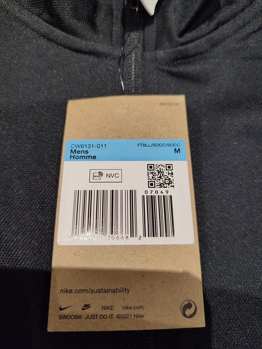 Мъжки комплект анцуг Nike, Размери  М и L, цвят - черен и син