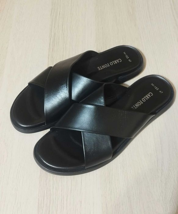 Мъжки кожени чехли