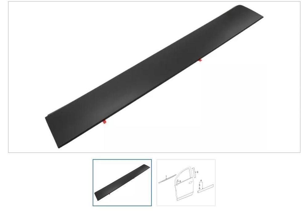 Молдинг на Chevrolet tracker 2015