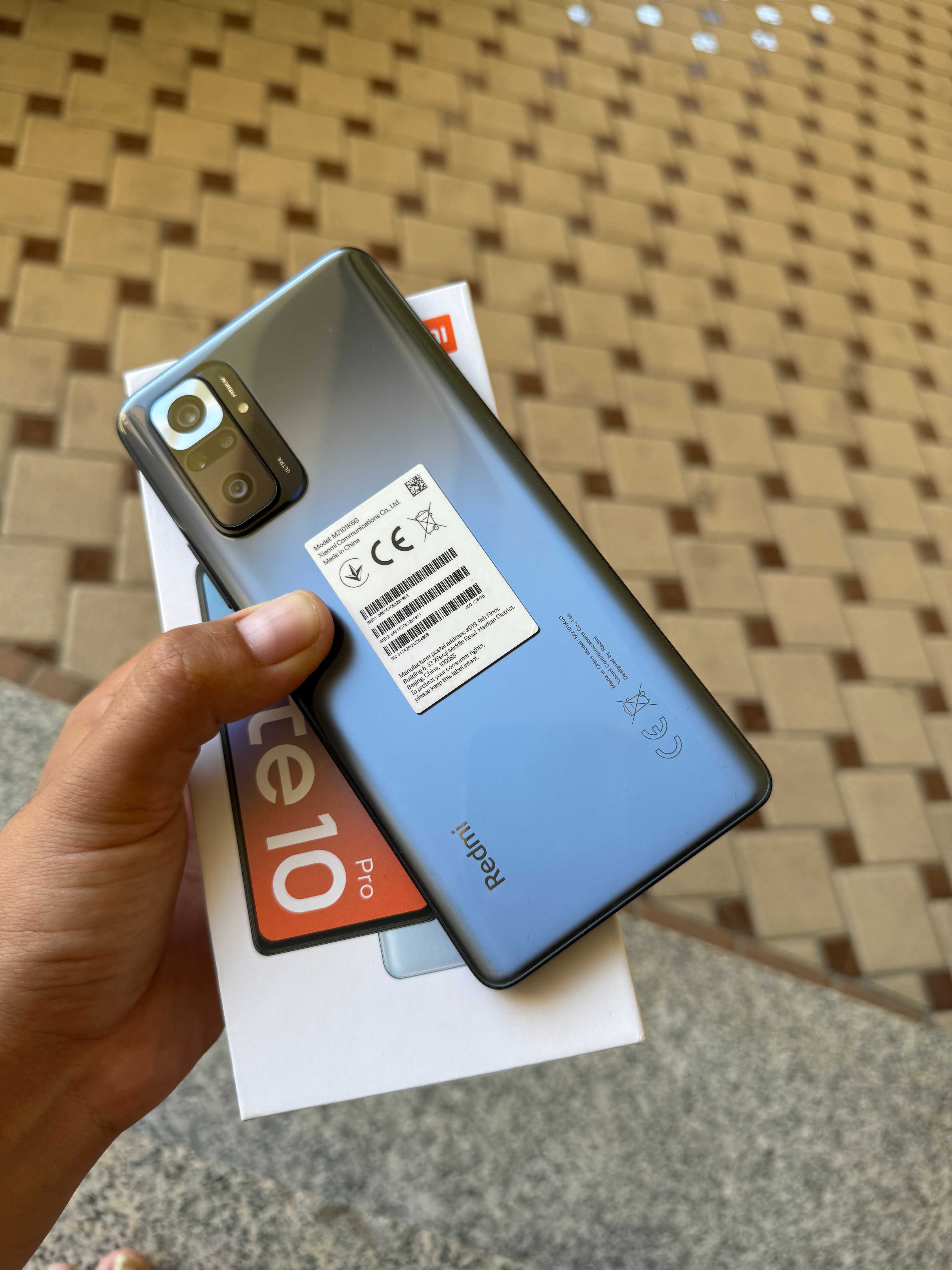 Redmi note 10 pro 8/128 ® Snapdragon™ 732G коробка и документлари...: 1 450  000 сум - Мобильные телефоны Ташкент на Olx