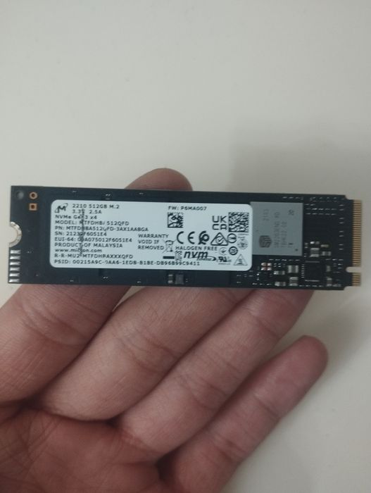 Ssd m2 512GB Nvme  pcie gen3