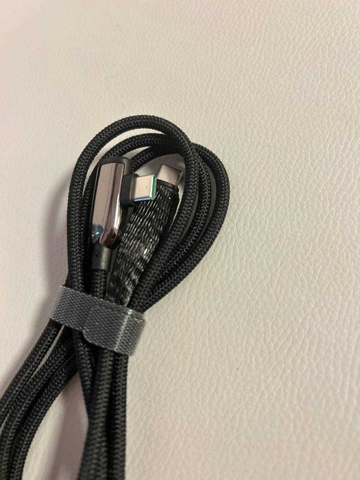 Cablu VisionSync USB-C → USB-C 240W, unghi drept | 1,2m | Nou