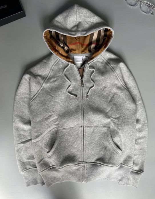 Hanorac Burberry cu fermoar