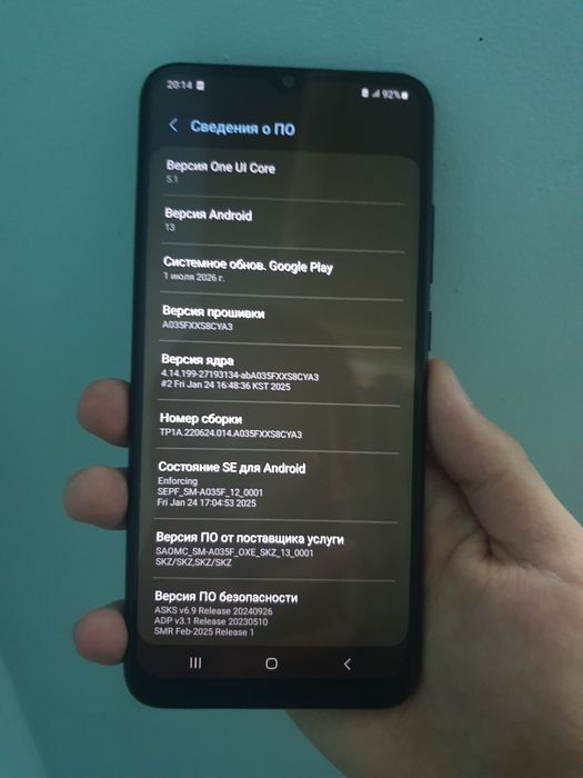 Samsung galaxy a03 4/64 xolati yaxshi