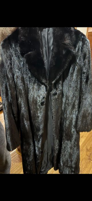 Палто естествен косъм