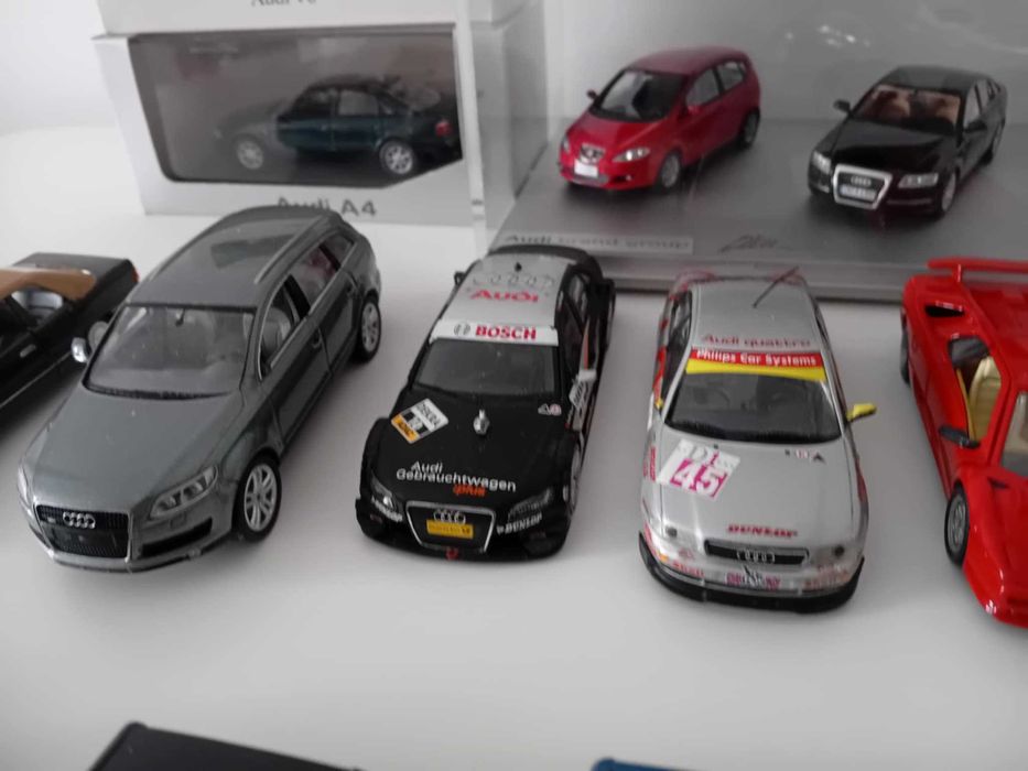 Audi Quattro, A4, V8 1:43 Schabak, Looksmart, Minichamps, Lambo