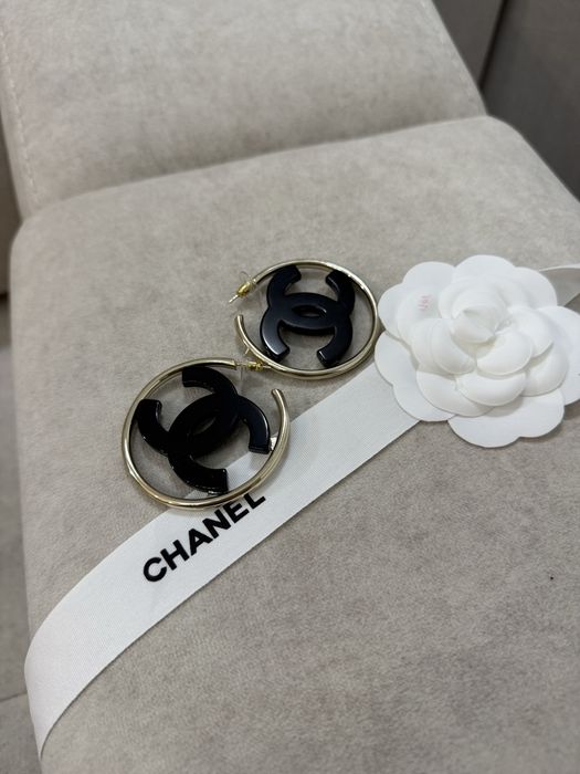 Серьги Шанель с упаковкой
