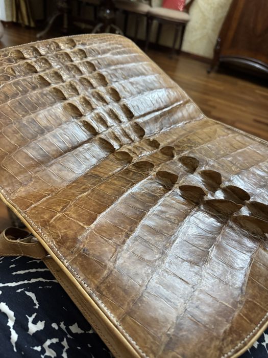 Сумка борсетка крокодил. Эксклюзив