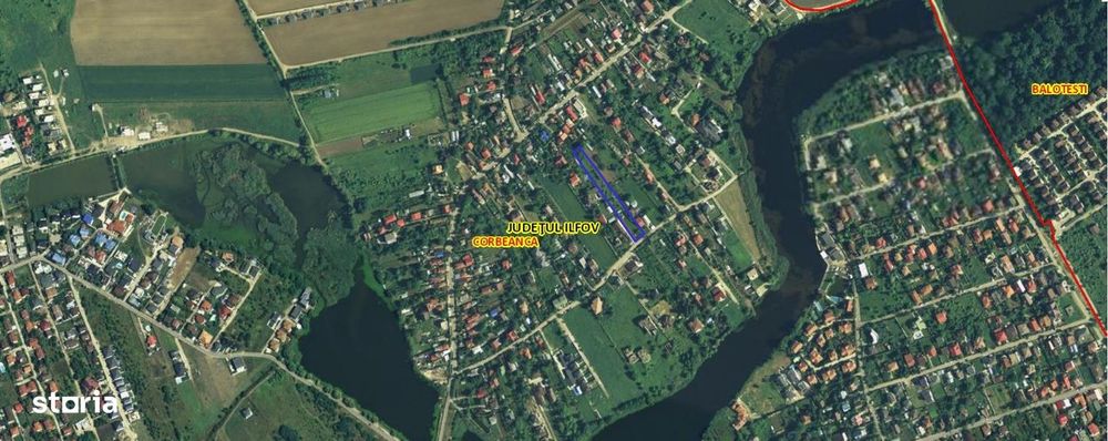 Teren Corbeanca 3195 Mp - 200M De Lac - Strada Viitorului - Utilitati