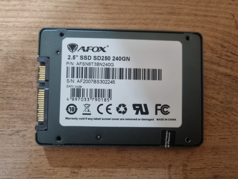 Продаю ssd 240gb AFOX
